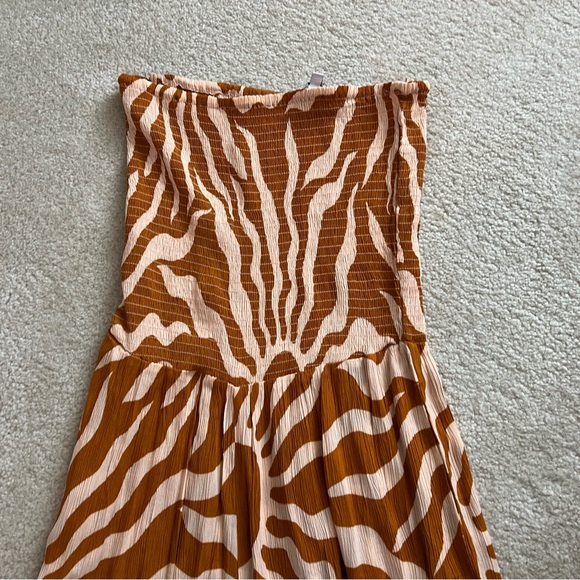 Fall Boho Jumpsuit w/ tube top - Picture 3 of 4